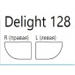 Душевая кабина Delight 128 high L/R (120*80)