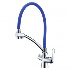 Смеситель  Comfort LM3070C-Blue для кухни  с подключением к фильтру с питьевой водой