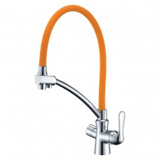 Смеситель  Comfort LM3070C-Orange для кухни  с подключением к фильтру с питьевой водой